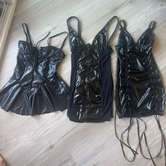 3 Sexy PVC style dress - Picture 1 of 2